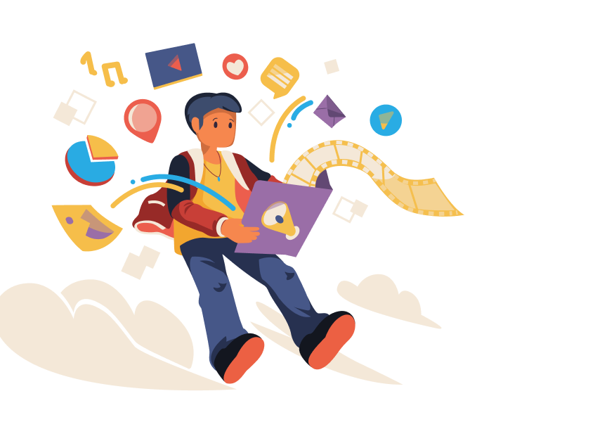 Illustration of Contact Us Section